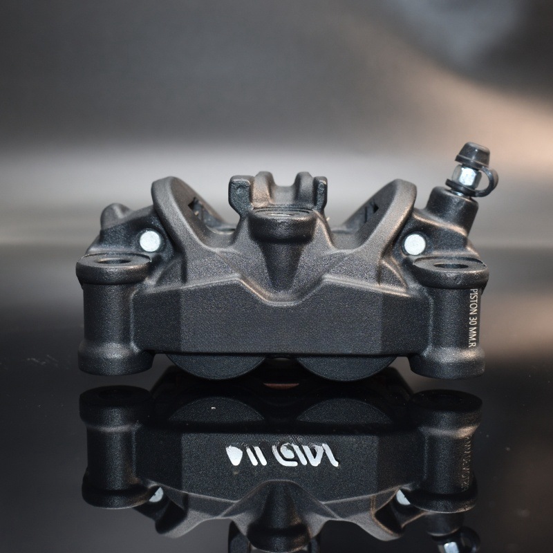 Forged Front Brake Caliper 4 Piston - Motorcycle Nissin Forged Brake Caliper Asymmetric