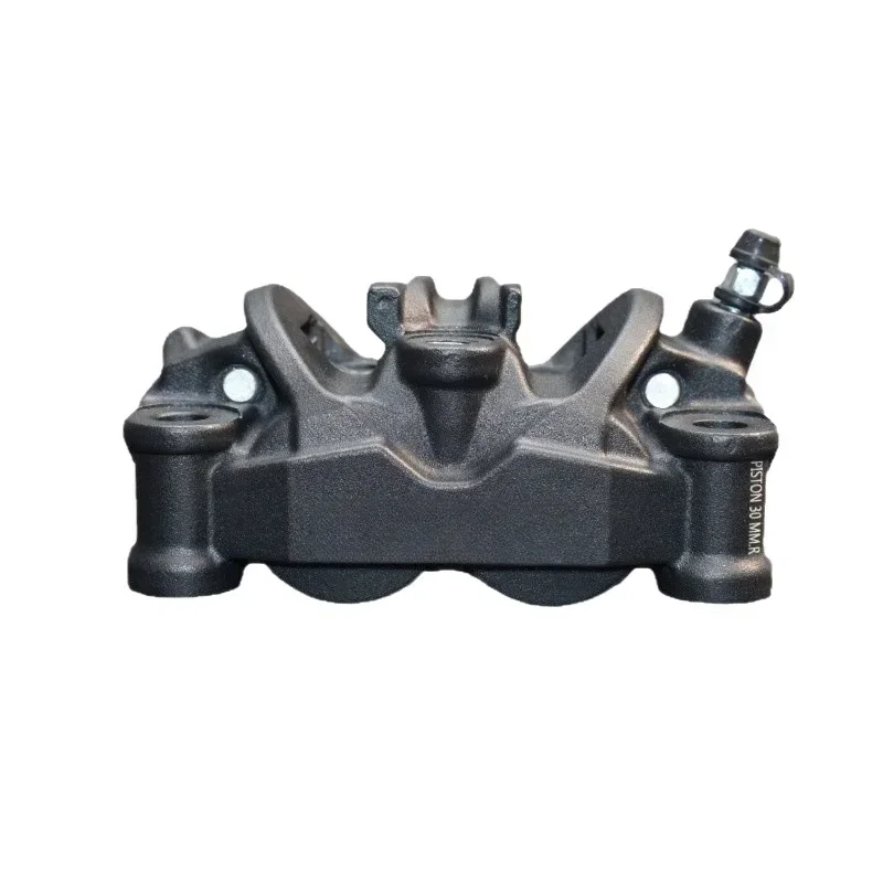 Forged Front Brake Caliper 4 Piston - Clear Forged Brake Caliper Asymmetrical 4