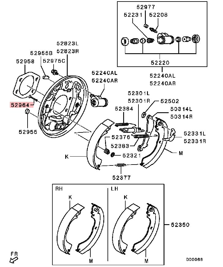 1 Kit for 1 Wheel Cylinder Rep - огляд і ціна Front Rear Brake Caliper Bracket Kit